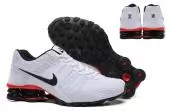 wholesale r4 nike shox current nsc hommes white noir red,foot locker chaussures en soldes nike shox current torch man